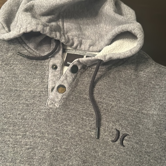 Hurley Grey Hoodie - Picture 2 of 3